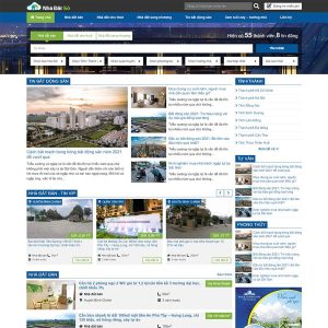 Mẫu website bất động sản 45