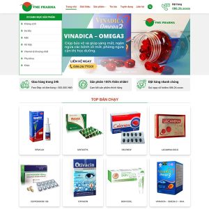 Theme WordPress dược phẩm 09