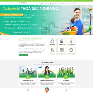 Theme WordPress dịch vụ giúp việc nhà