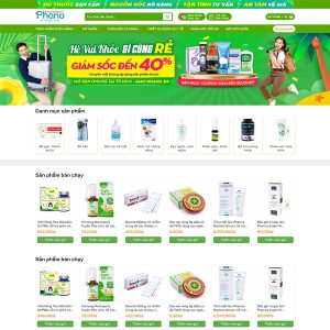 Mẫu web nhà thuốc 04
