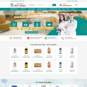 Mẫu website nhà thuốc 05