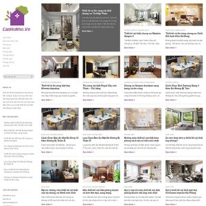 Mẫu web tin tức về nội thất 41