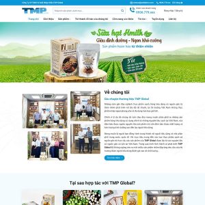 Theme WordPress thực phẩm sạch 02