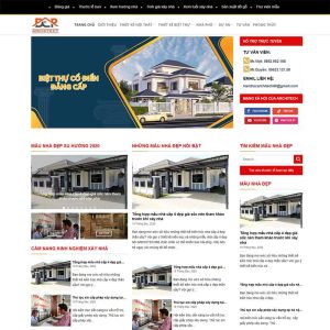 Theme WordPress kiến trúc, xây dựng 03